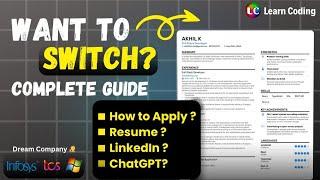 How to Switch Company After Gaining Experience? | Resume Building | Like  #linkedinjobs