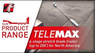 FAYMONVILLE TeleMAX - 4-stage stretch blade trailer (up to 200’) for North America