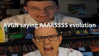 Angry Video Game Nerd (AVGN) saying AAAASSSSSS evolution