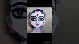 Making Mahalakshmi maa| 3d paper  lakshmi ma |realistic |naveenartsvlog|#shorts #lakshmi #naveenarts