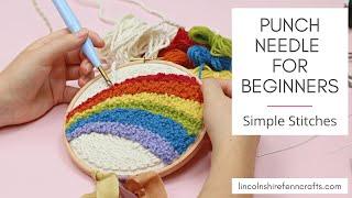 Punch Needle For Beginners - Learn The Basic Stitches