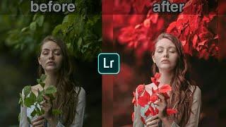 How To Edit Moody Red - Lightroom CC Mobile Tutorial