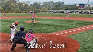 RAMblers 12U Baseball - Breast Cancer Awareness Tournament October 2021 @MLB USSSA #iphone #baseball