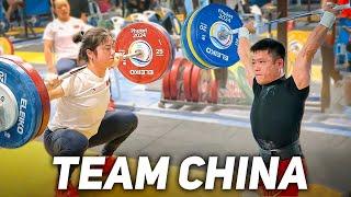 Team China Barbell Session | Training Hall of IWF World Cup 2024