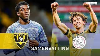 𝙎𝘾𝙃𝙄𝙏𝙏𝙀𝙍𝙀𝙉𝘿𝙀 vrije trap beslist de wedstrijd ️ | Samenvatting VVV - Jong Ajax