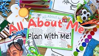 Planning September preschool-All About Me Theme// play-based & Montessori inspired