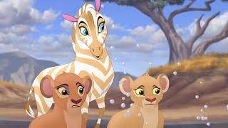 Lion Guard: KICK AND STOMP! | The Queen's Visit HD Clip