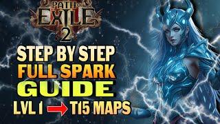 COMPLETE Spark Build Guide For Leveling & Endgame | Low Budget | POE 2 Spark Sorceress Build