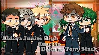 Deku's junior high classmates react to him as Tony stark •|[ BNHA/MHA/MCU ]|•