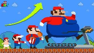 Super Mario Bros. But Mario From Tiny To Giant! | King Mario