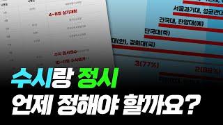 등급별 지원 대학과 수시, 정시 방향 정하는 방법! #미대입시 #입시미술