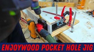 Making Base Cabinets with the Enjoywood Pocket Hole Jig.