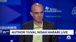 Finance is the ideal playing ground for AI, says Yuval Noah Harari