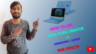 Asus Rog Strix G | How To Setup Keyboard Colour RGB Setting's Aura Core (Hindi)