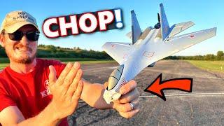 CRASHING the WORLD'S Easiest to Fly $75 RC Jet! LOL!!!