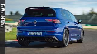 2025 Volkswagen Golf R | Lapiz Blue | Road & Track Driving, Interior, Exterior