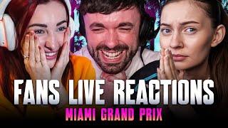 Fans Live Reactions to the 2024 Miami Grand Prix