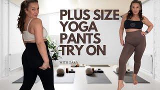 PLUS SIZE YOGA PANTS TRY ON | GYM WEAR