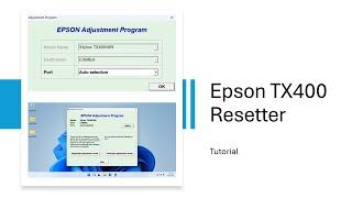 How to Reset Epson TX400 Printer