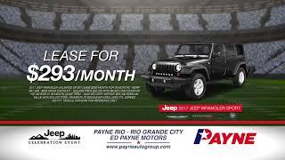 Lease a 2017 Jeep Wrangler Sport for $293/mo | Ed Payne Motors | Weslaco, Texas