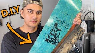 DIY Skateboard Screen Printing At HOME!!!