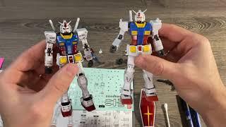 HOW TO APPLY STICKER DECALS! RG RX-78-2 Tutorial and Review