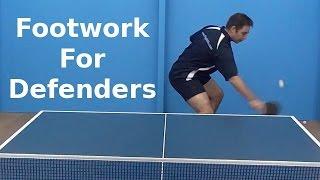 Footwork for Defenders | Table Tennis | PingSkills