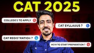 Everything about CAT 2025 you must know about ️ All beginners should watch