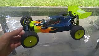 Vintage Team Losi XX-4, custom built and gifted to me by Mark W., brief overview