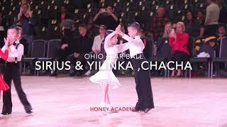 OHIO STAR BALL  | 11/17/2023 ｜SIRIUS & YILINKA | CHACHA  |The 36th Competition | HONEY ACADEMY