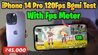 iPhone 14 Pro 120Fps Bgmi Test With Fps Meter | iPhone 14 Pro PUBG Test 120Fps With Fps Meter