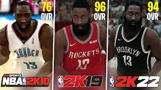 Scoring With James Harden In Every NBA 2K! (NBA 2K10 - NBA 2K22)