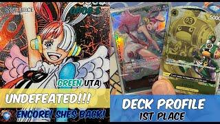 GREEN UTA DECK Takes the Win in One Piece Card Game OP08.5 TCG!