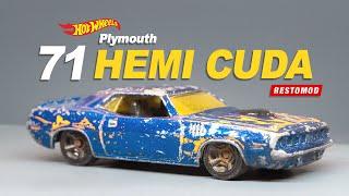 Hot wheels Junk to Blown Supercharged Plymouth Cuda