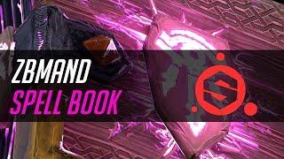 Substance painter 2018 with zbmand_#24 Stylized  Kirin tor_Spell book