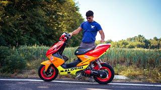 PROVO LO SCOOTER PIU' POTENTE D'ITALIA DI  @SpampinAutoeMoto AREOX MALOSSI 94CC (atomico) 