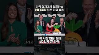 최신 미국 뉴스 - IPO 시장 반등 실패. VC 업계에 큰 타격 #뉴스 #뉴스투데이 #뉴스데스크