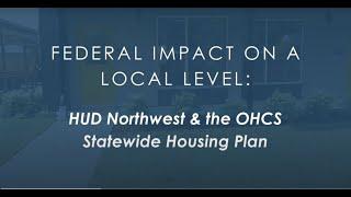 HUD NW and OHCS: Statewide Housing Plan Partnership