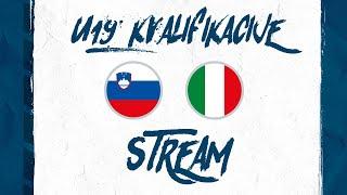 Slovenija - Italija | #U19EURO 2022 Qualifying round | Stream