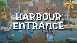 Harbour Village Entrance (I Built TWO Entrances) // Speedbuild - Animal Crossing New Horizons