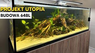 PROJEKT "UTOPIA": BUDOWA MOJEGO 180x60x60 AKWARIUM! 648L