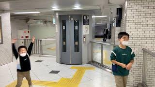 【Japanese Elevator】JR・大阪駅・1、2番線・日本エレベーター