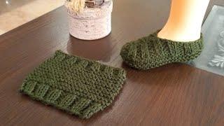 Easy Knitting baby Slippers Shoes Booties Step By Step With written Instructions  How to Knit