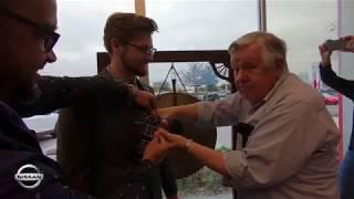 Tie Cutting Ceremony : Chris Olsson