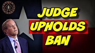 Judge Upholds Texas Gun Ban