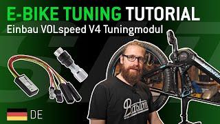 E-BIKE TUNING TUTORIAL  | VOLspeed V4 Tuningmodul Einbau | BOSCH Active & Performance {deutsch}