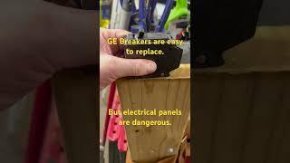 Replacing GE breakers is easy.  Electrical panels are dangerous.