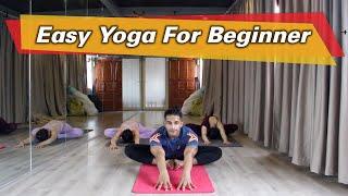 15 Minutes Easy Yoga Workout For Beginner | Yograja