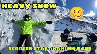 scooter chalte chalte ban huwi || zojila me full snow || all India ride Ep.55