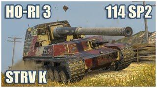 Ho-Ri Type 3, 114 SP2 & Strv K • WoT Blitz Gameplay